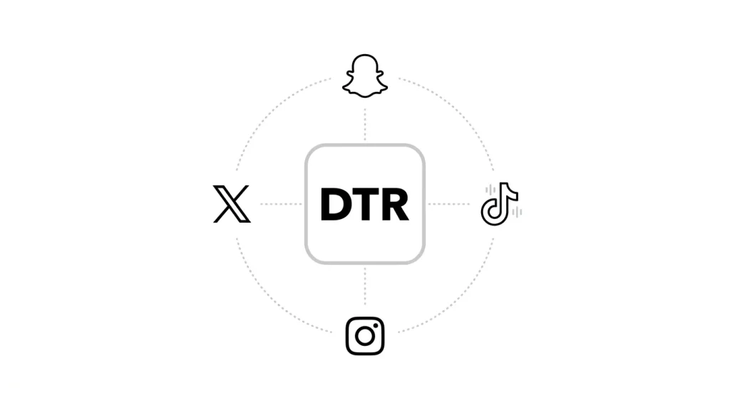 DTR meaning on Snapchat TikTok Instagram and Twitter