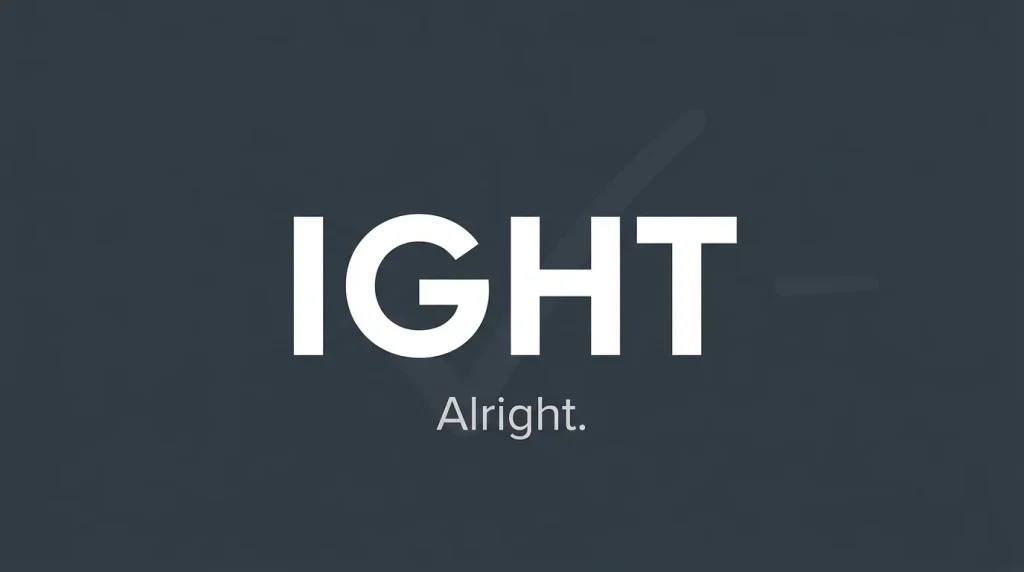 IGHT mean in text