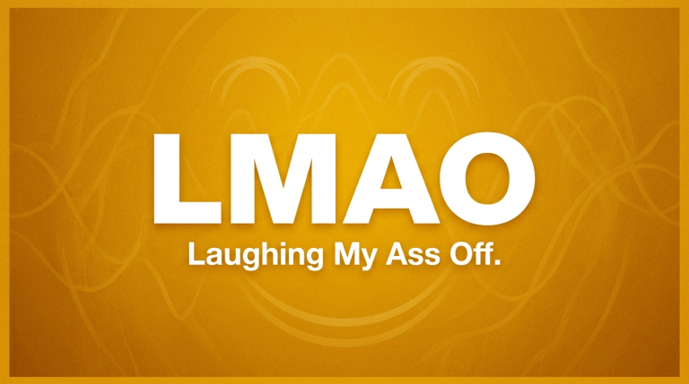 LMAO mean in text