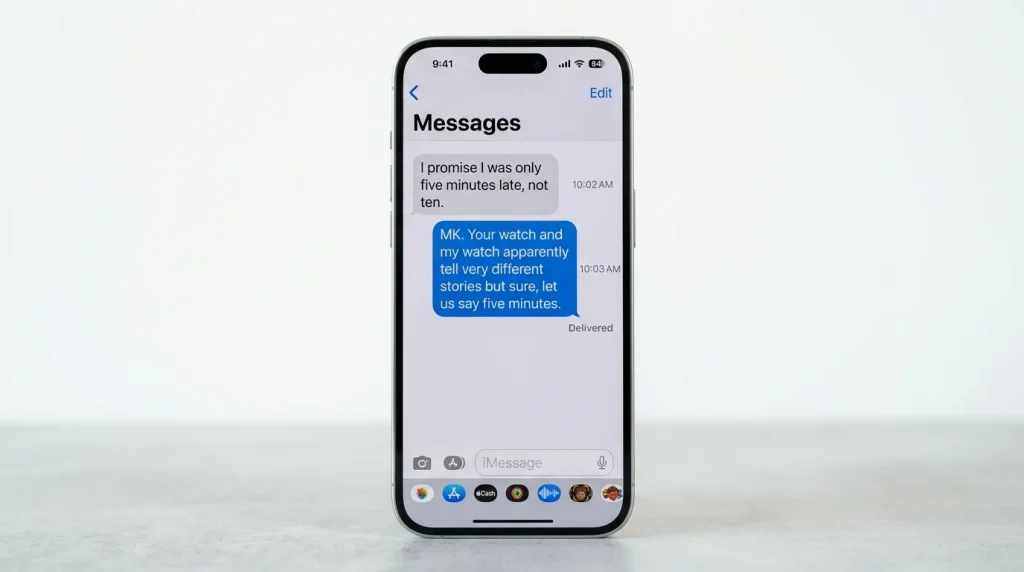 MK meaning in text conversation example