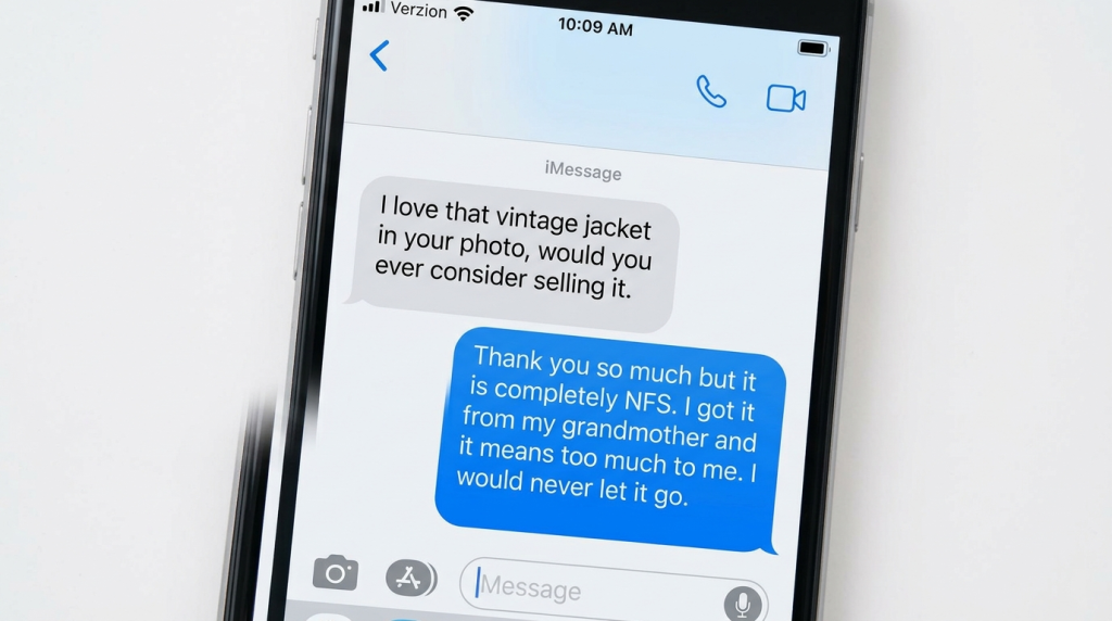 NFS meaning in text conversation example