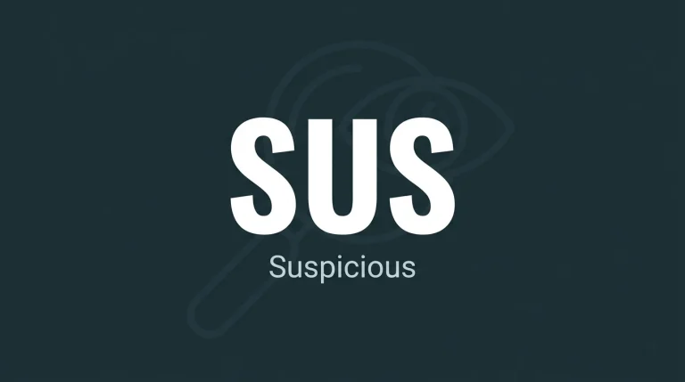 SUS mean in text