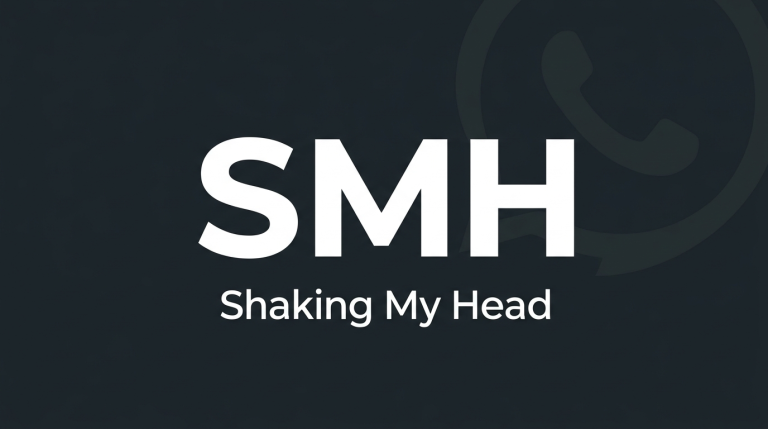 what does SMH mean in text