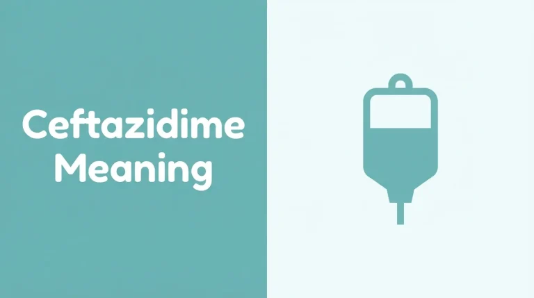 Ceftazidime Meaning
