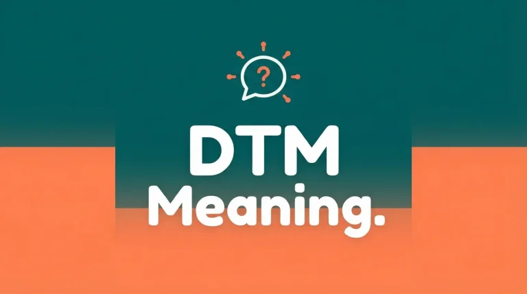 dtm meaning