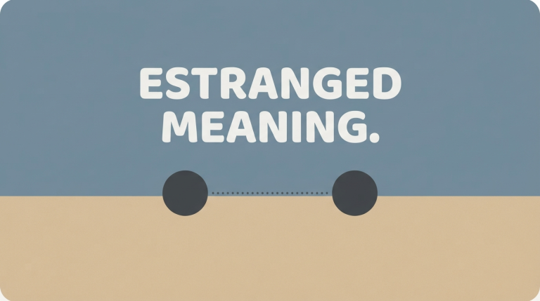 estranged meaning