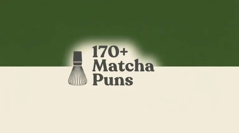 matcha puns