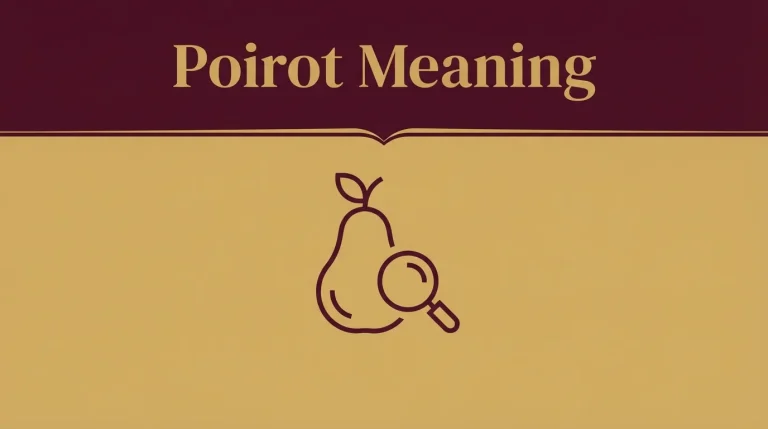 poirot meaning