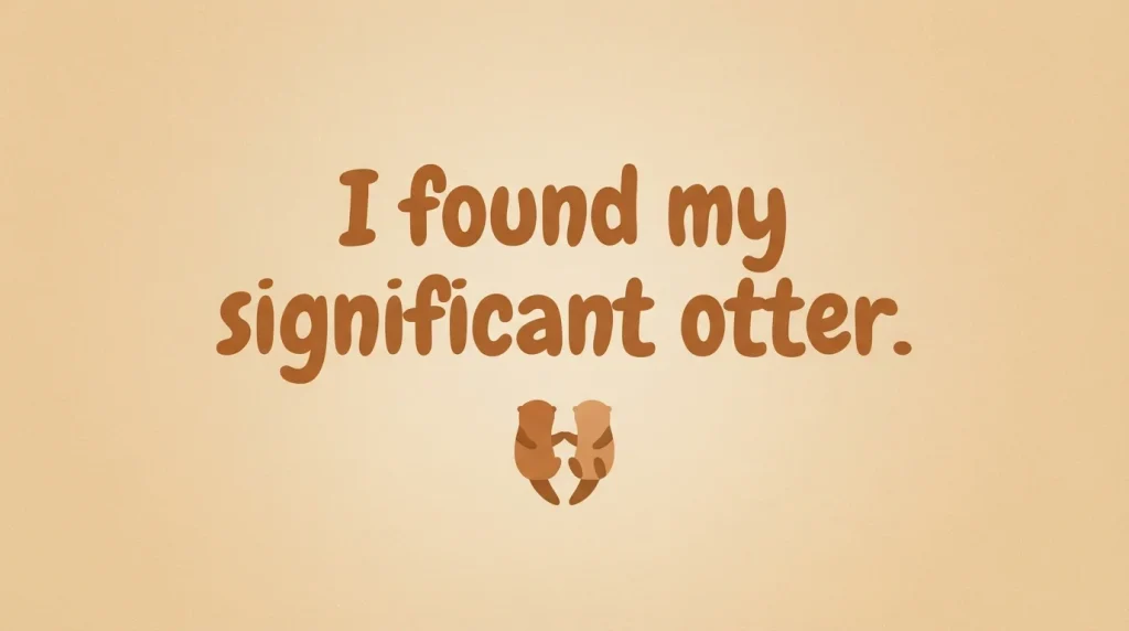 Short Otter Puns for Instagram Captions