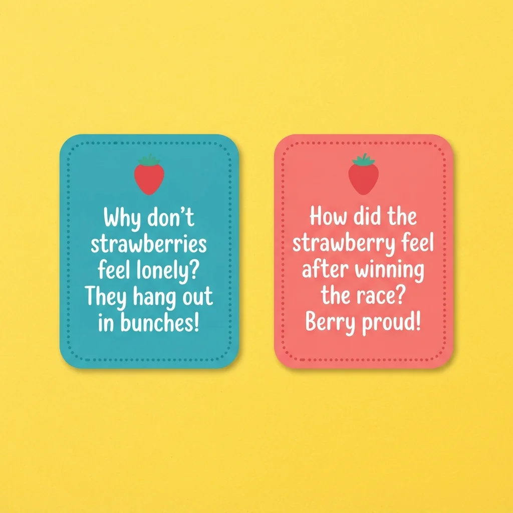 Strawberry Puns for Kids