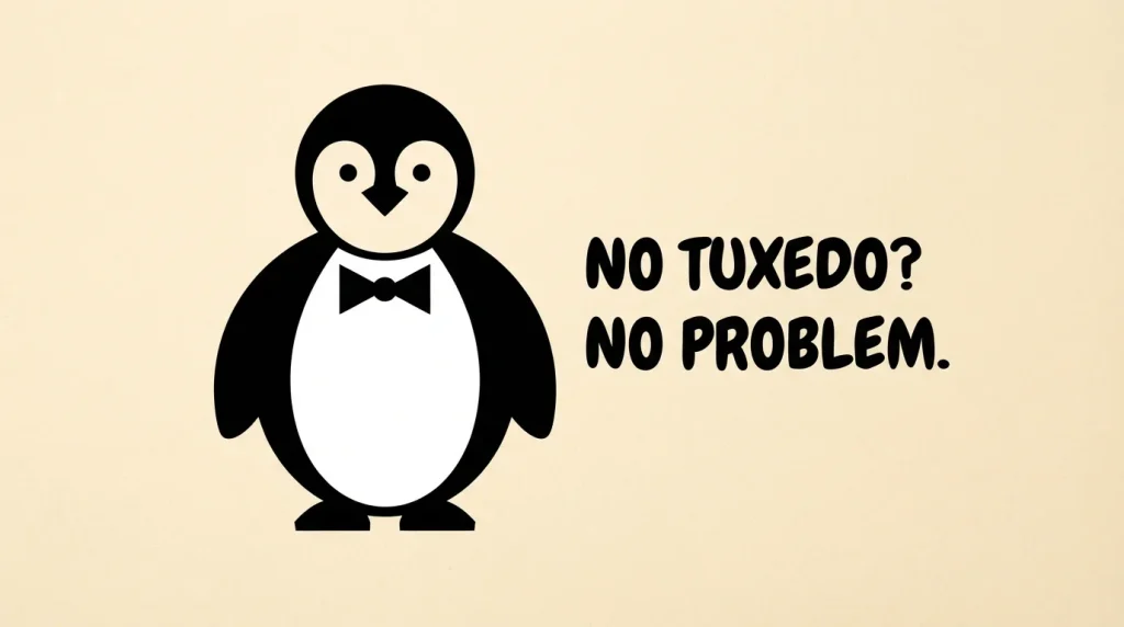 Tuxedo & Formalwear Puns