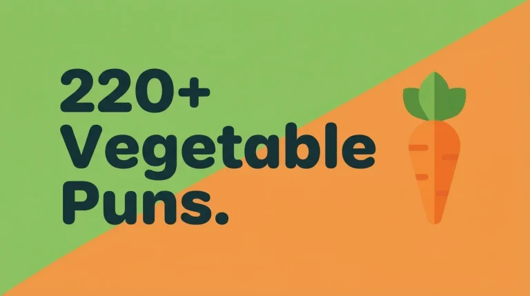 vegetable puns